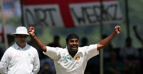Milestone moment for Muralitharan