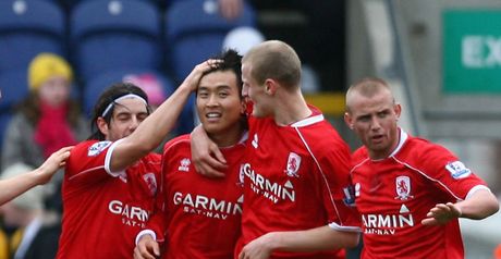 Lee celebrates opener