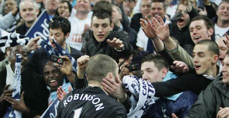 Robinson: Saluted by fans