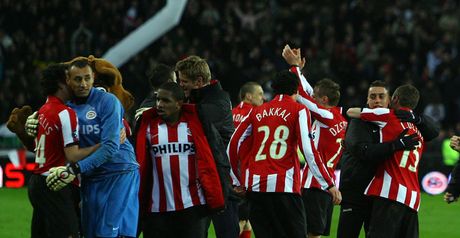 PSV celebrate their victory