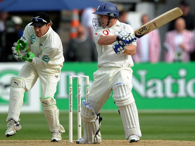 Ambrose on his way to an unbeaten 97.