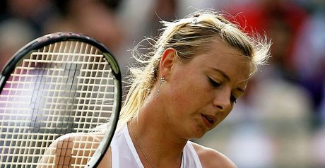 Sharapova: injury woe