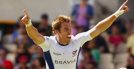 Wyles in action for the USA at the Adelaide Sevens event