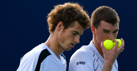 Dream team: Andy Murray (left) with his brother and doubles partner Jamie