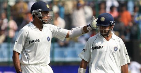 Laxman and Gambhir put on a 278-run partnership on day two
