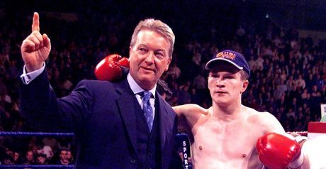 Frank Warren and Ricky Hatton back in the day