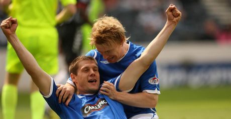 Velicka celebrates his opener