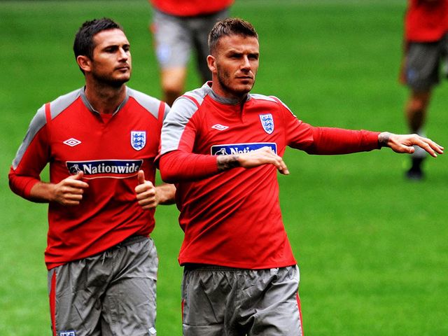 Lampard and Beckham: Wanted by Ranieri at Monaco