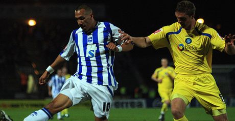 Dickinson (left): Late winner