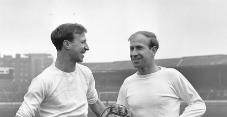 Jack and Bobby Charlton: World Cup winners together in 1966