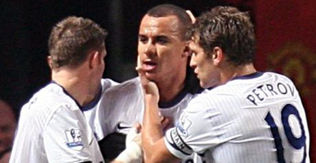 Agbonlahor celebrates his goal