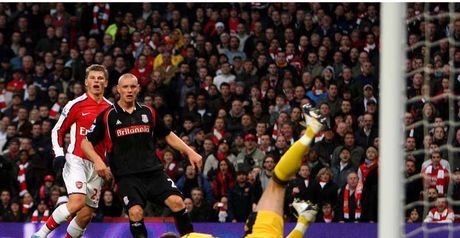 The Russian is coming: Andrey Arshavin gives Arsenal the lead against Stoke