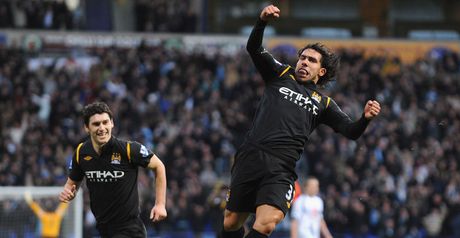 Tevez: Bagged a brace