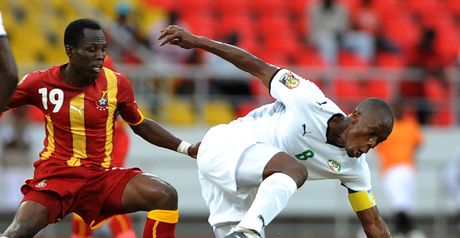 Emmanuel Agyemang-Badu: Scores the opener for Ghana as they are held to a draw