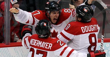 Crosby: Celebrates scoring the winner in overtime