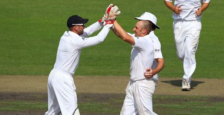 Tredwell celebrates in Dhaka