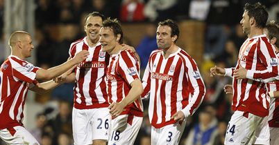 Etherington: Celebrates his late winner at Craven Cottage