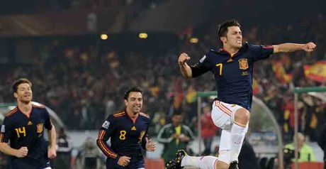 Villa: Scored his third of the tournament in spectacular fashion