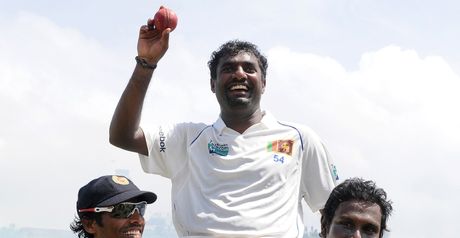 Test farewell: Muralitharan