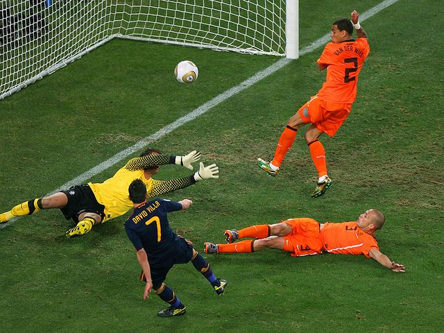David Villa did likewise at the other end.&nbsp;