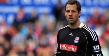 Sorensen: Played in goal for Stoke