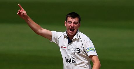 Roland-Jones: polished off the Surrey tail