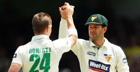 Doherty & Ponting: under pressure