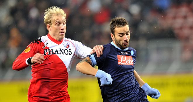 Frank Demouge (L): The striker was looking for a foreign adventure