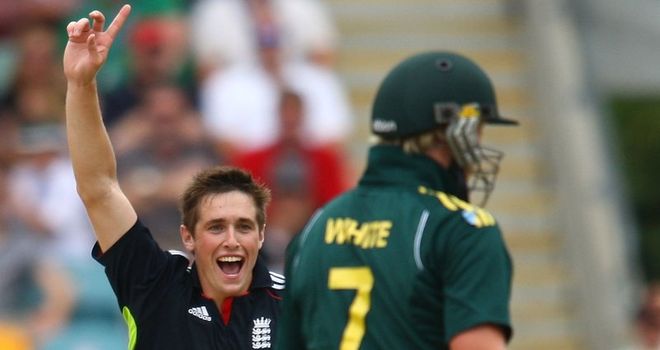 Up and running: Woakes impressed during his three ODI appearances in Australia