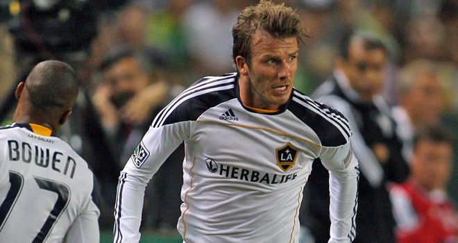 Beckham: Intends to carry on for as long as he is enjoying his football