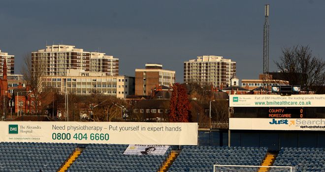 Edgeley Park: Sale share venue with Stockport