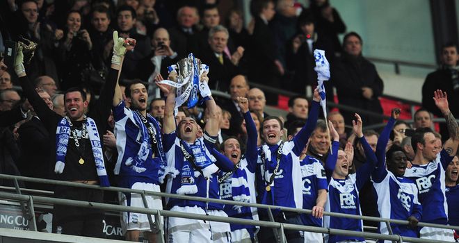 Birmingham lift the trophy