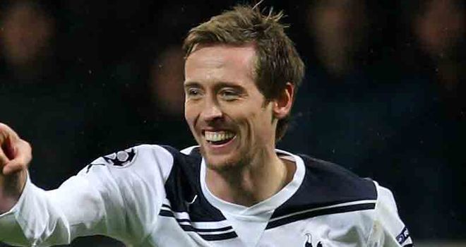 Crouch: Scored two against Stoke