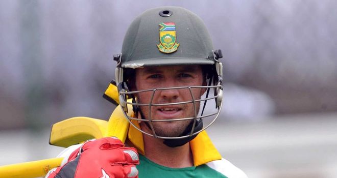 De Villiers: needs hand surgery and will be out for up to six weeks