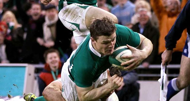 O'Driscoll: Record-breaking try
