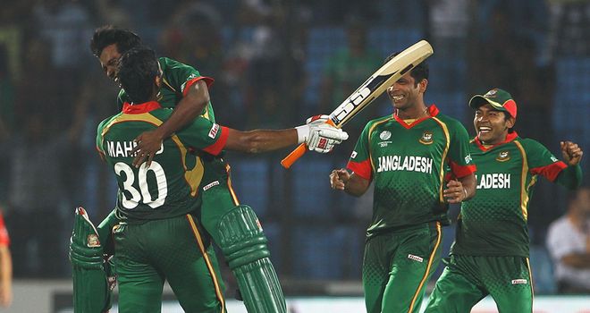 Bangladesh celebrate a dramatic victory in Chittagong