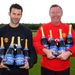 Giggs and Ferguson get ready to celebrate