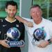 Giggs collects one of the three Player of the Month awards he has won