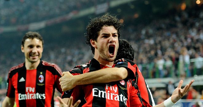 Alexandre Pato: AC Milan striker is back in training after month out