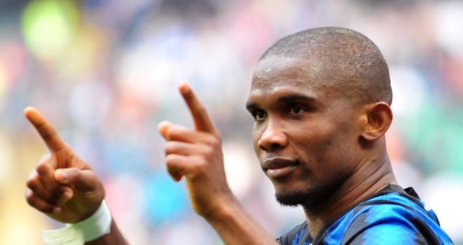 Eto'o: Won a treble in his first season at Inter under Jose Mourinho