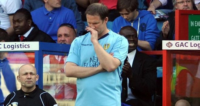 Sacked: Simon Grayson lost his job as Leeds manager on Wednesday