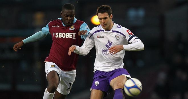 Frank Nouble: West Ham striker to remain at Barnsley for remainder of season