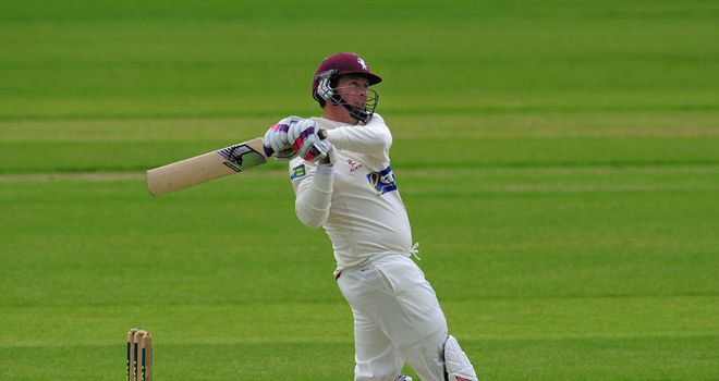 Trescothick made 151 from 131 balls in the second innings at Taunton