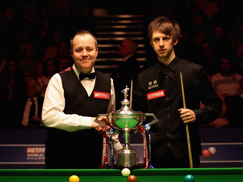 The two finalists prepare for battle in Sheffield