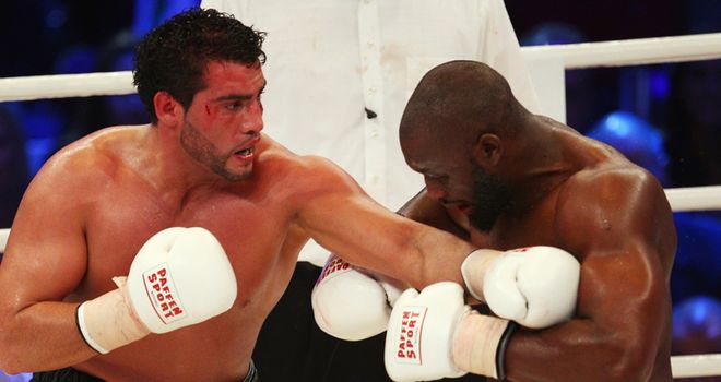 Charr (left) challenged Fury to a bout after a meeting in Germany