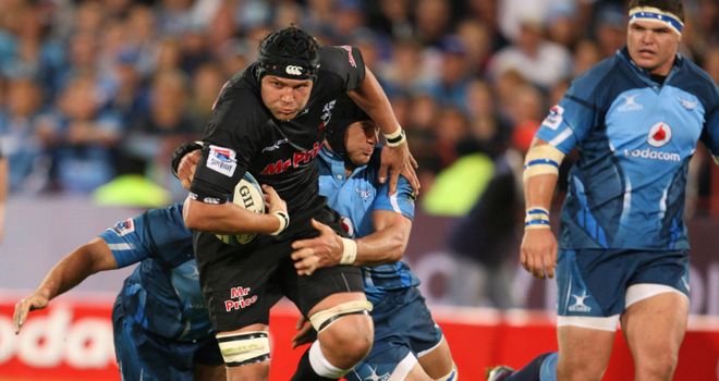 De Villiers has called up Sharks lock Mostert to his injury ravaged side