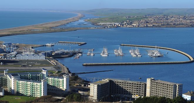 The incident occurred at Weymouth on Sunday