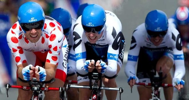 Hushovd: Led home his Garmin-Cervelo team to ride into the yellow jersey on stage two