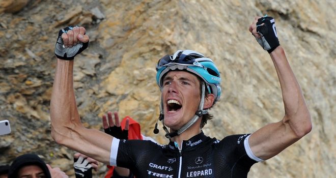 Schleck: Silenced his doubters with a gutsy attack but failed to clinch yellow