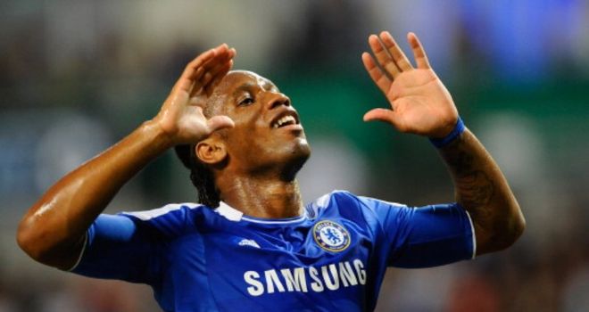 Drogba: Facing a race to play against Manchester United following his head injury